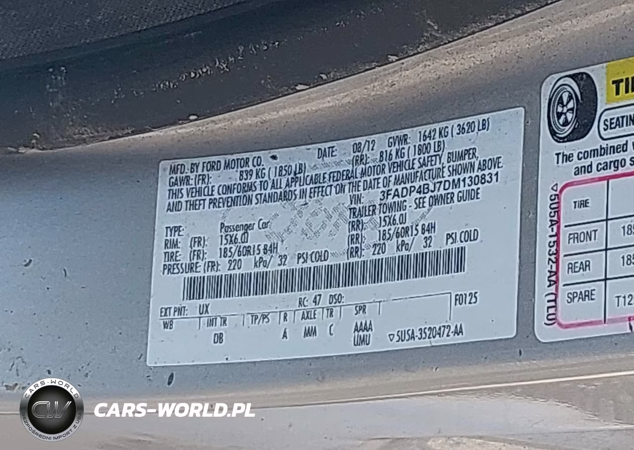 2013 Ford Fiesta Se VIN:3FADP4BJ7DM130831 - 9