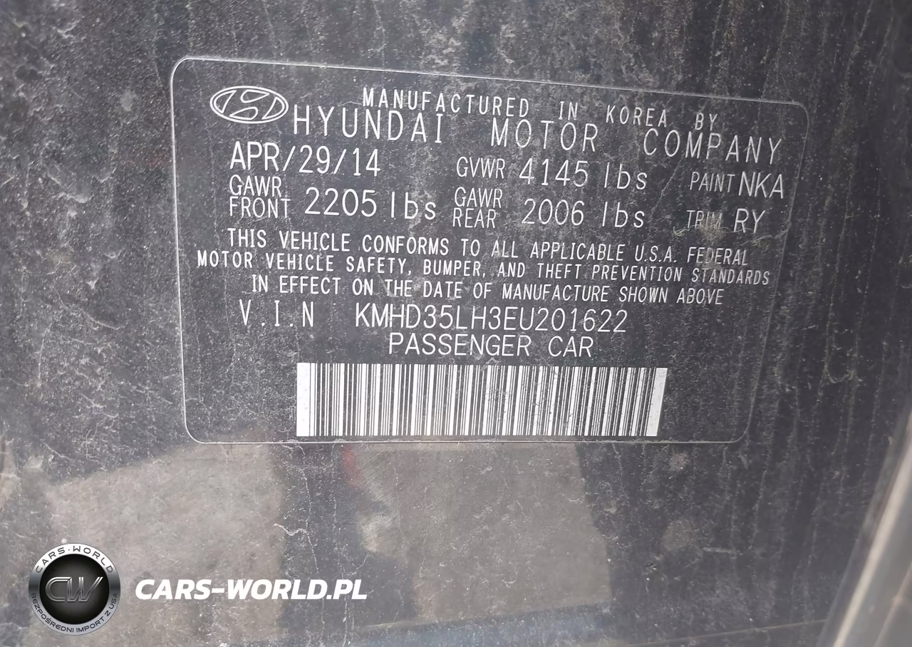2014 Hyundai Elantra Gt VIN:KMHD35LH3EU201622 - 9