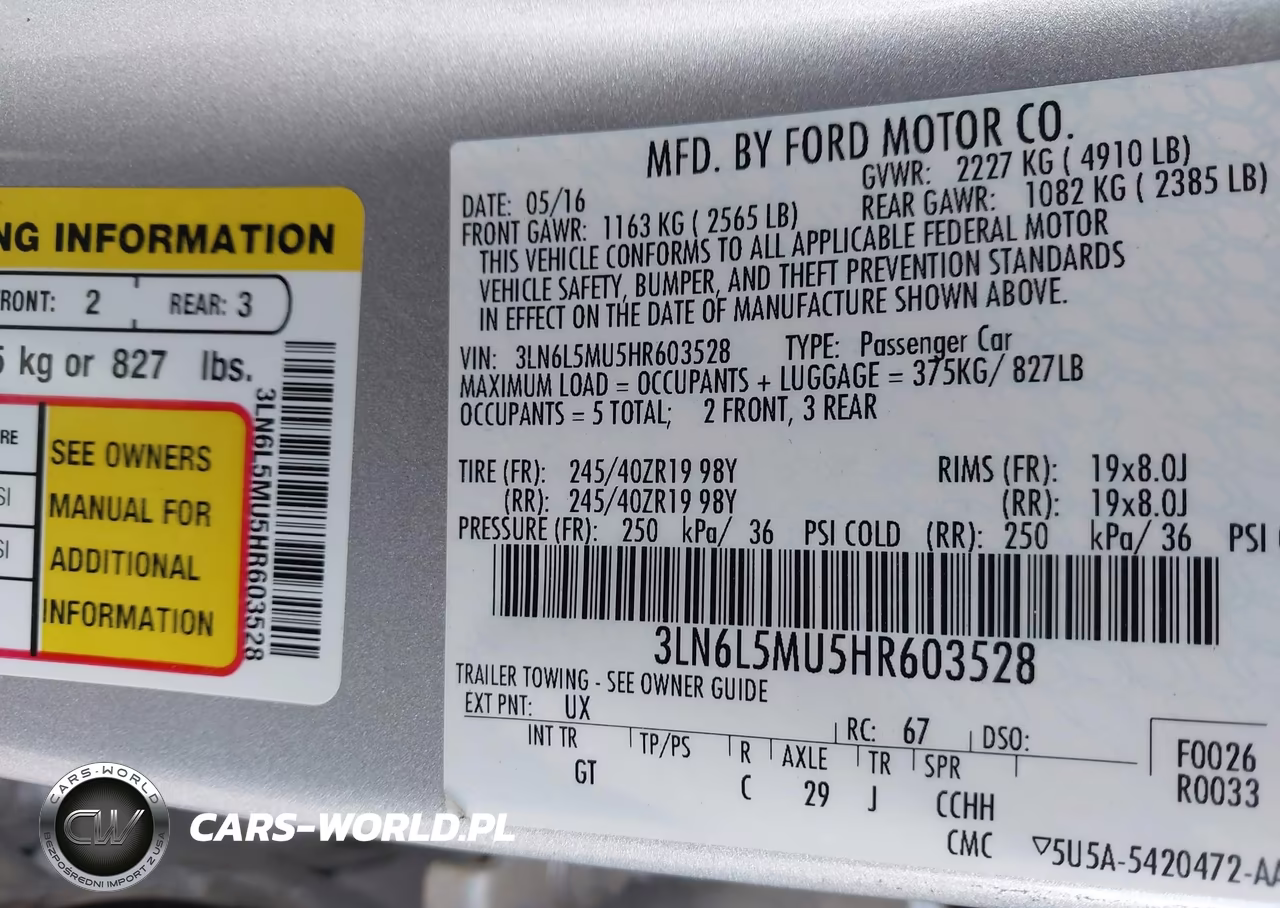 2017 Lincoln Mkz Hybrid Reserve VIN:3LN6L5MU5HR603528 - 9
