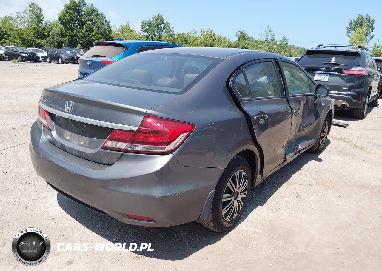 2013 Honda Civic Lx VIN:19XFB2F52DE020153 - 4