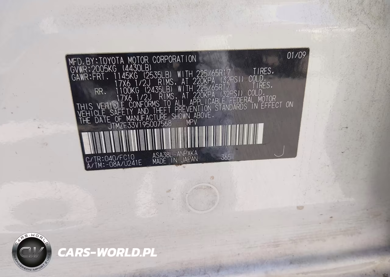 2009 Toyota Rav4 VIN:JTMZF33V195007568 - 9