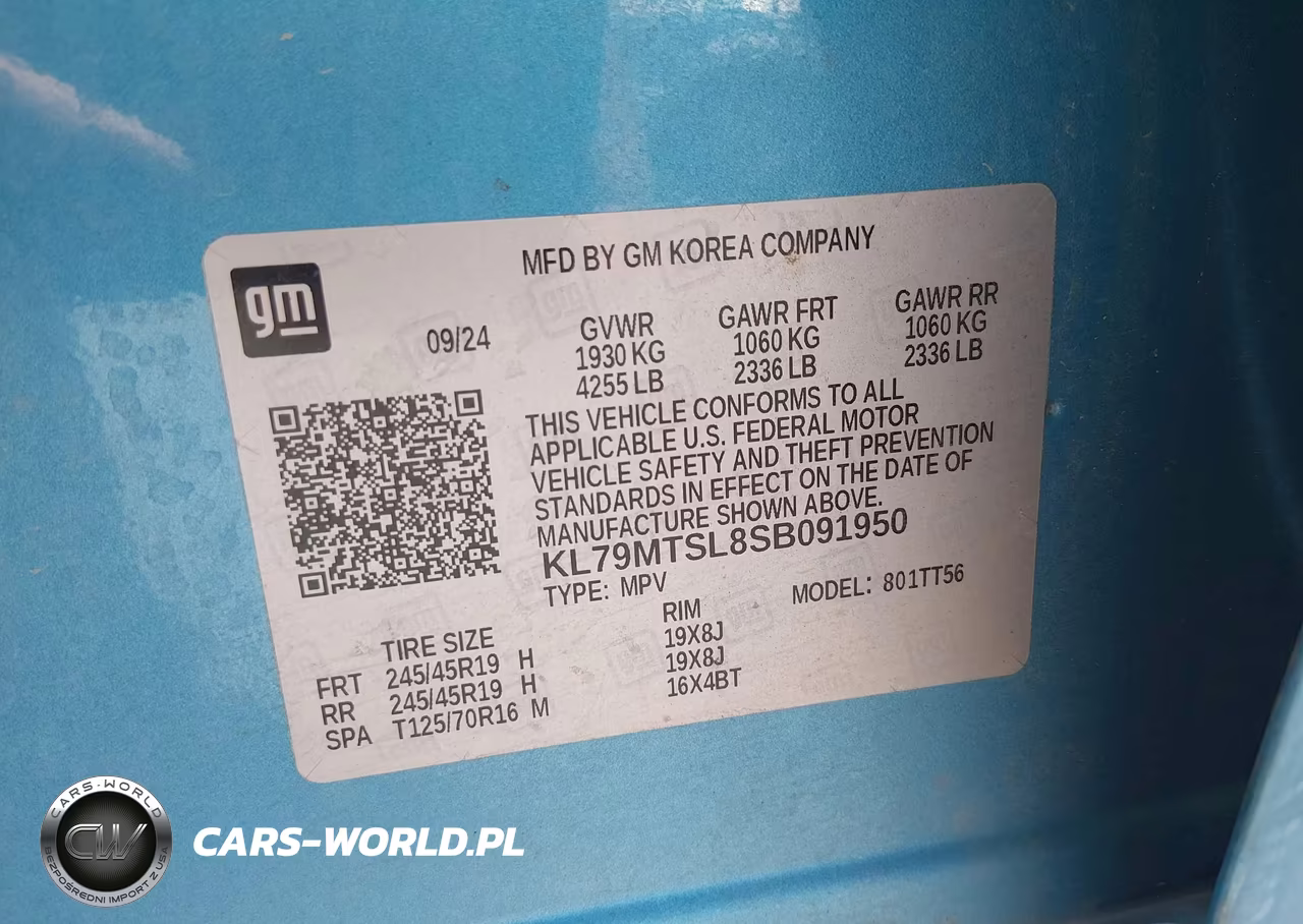 2025 Chevrolet Trailblazer Fwd Rs VIN:KL79MTSL8SB091950 - 9