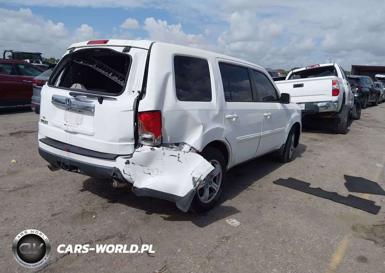 2012 Honda Pilot Ex VIN:5FNYF3H45CB009292 - 4