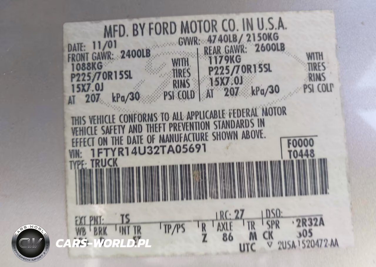 2002 Ford Ranger Edge-Tremor-Xl-Xlt VIN:1FTYR14U32TA05691 - 9
