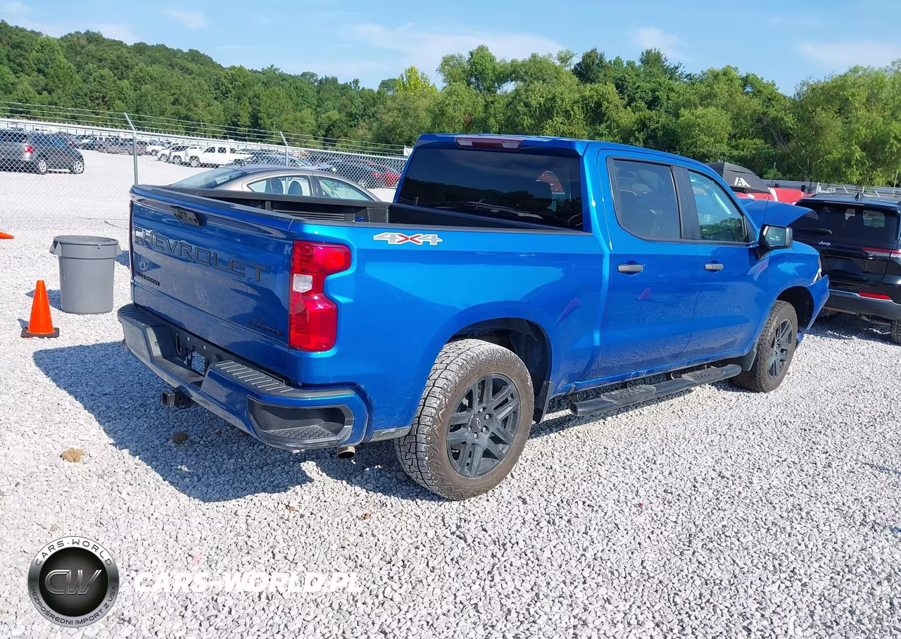 2023 Chevrolet Silverado 1500 4Wd Short Bed Custom VIN:3GCPDBEK3PG153356 - 4