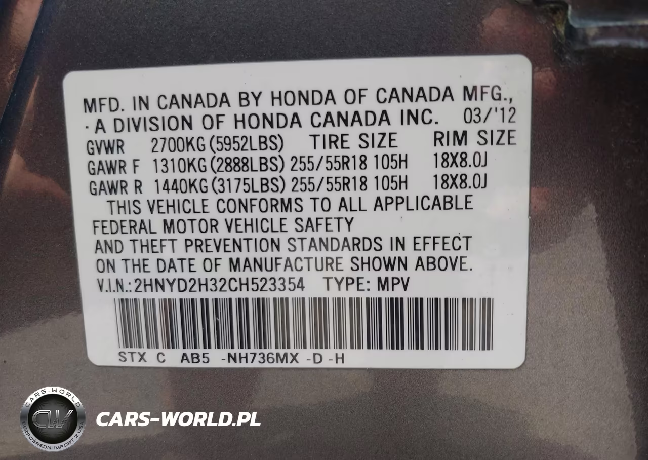 2012 Acura Mdx Technology Package VIN:2HNYD2H32CH523354 - 9
