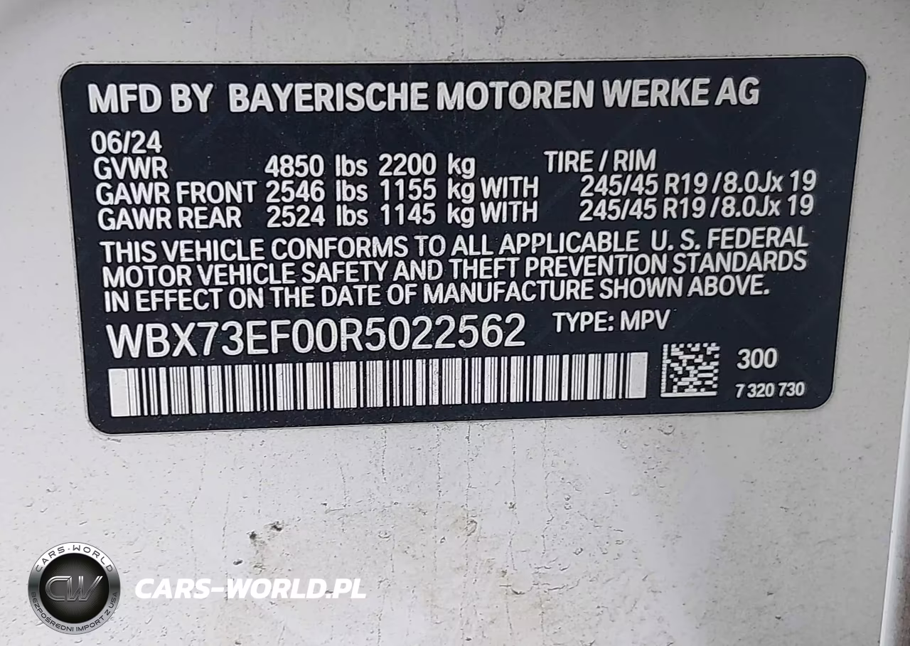 2024 BMW X1 xDrive28I VIN:WBX73EF00R5022562 - 9