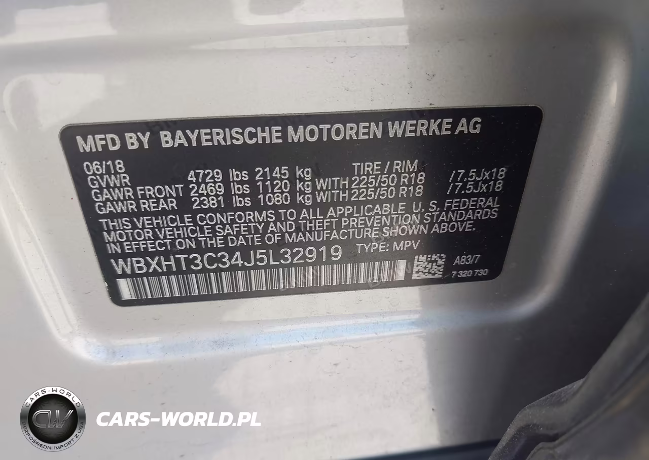 2018 BMW X1 xDrive28I VIN:WBXHT3C34J5L32919 - 9