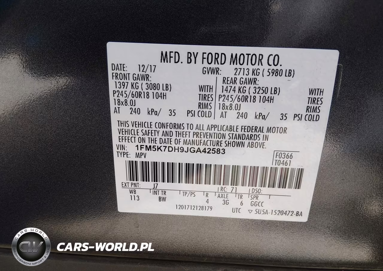 2018 Ford Explorer Xlt VIN:1FM5K7DH9JGA42583 - 9