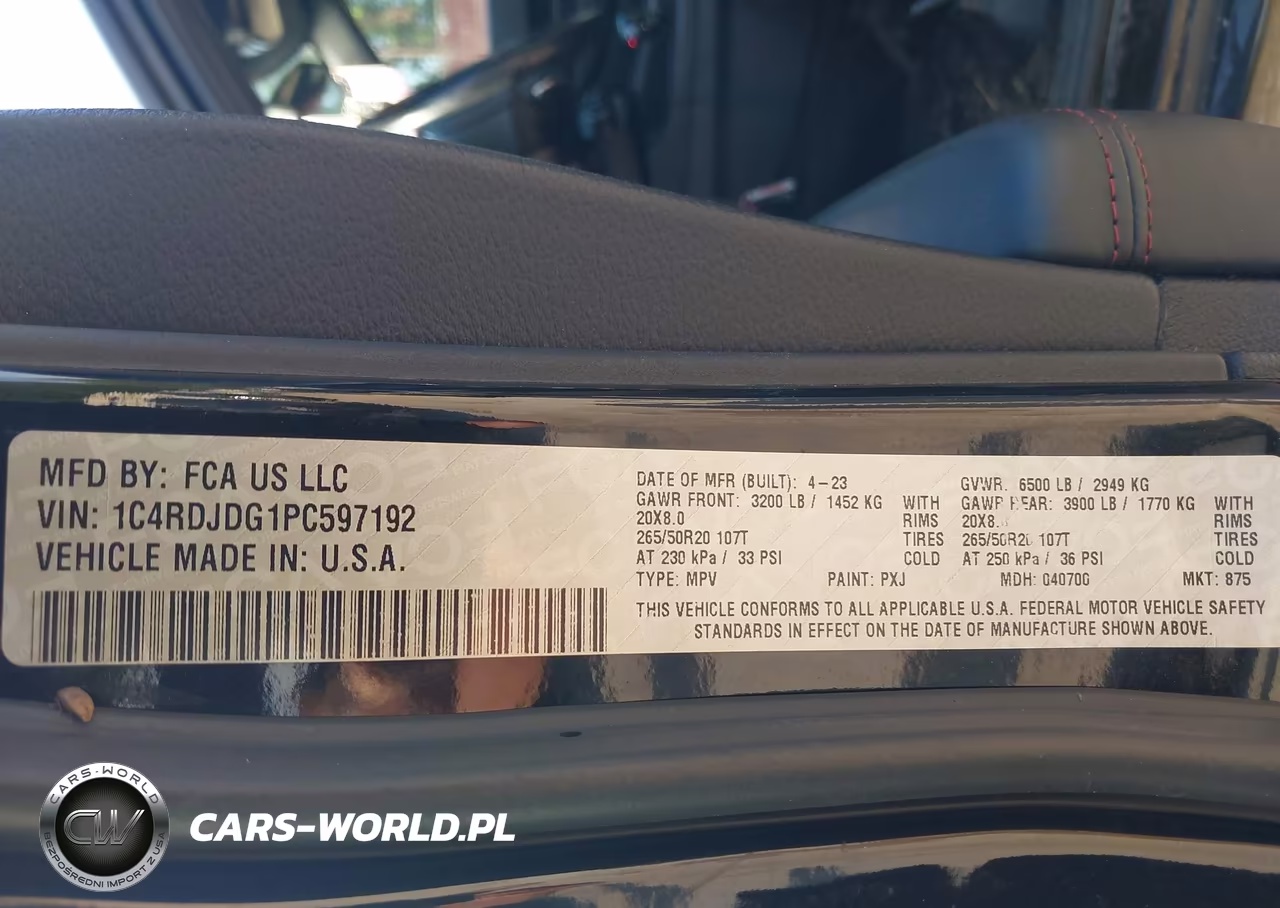 2023 Dodge Durango Gt Plus Awd VIN:1C4RDJDG1PC597192 - 9
