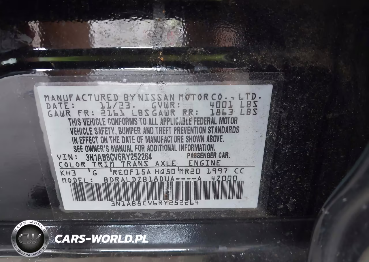 2024 Nissan Sentra Sv Xtronic Cvt VIN:3N1AB8CV6RY252264 - 9