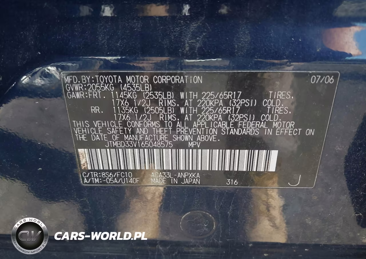 2006 Toyota Rav4 VIN:JTMBD33V165048575 - 9