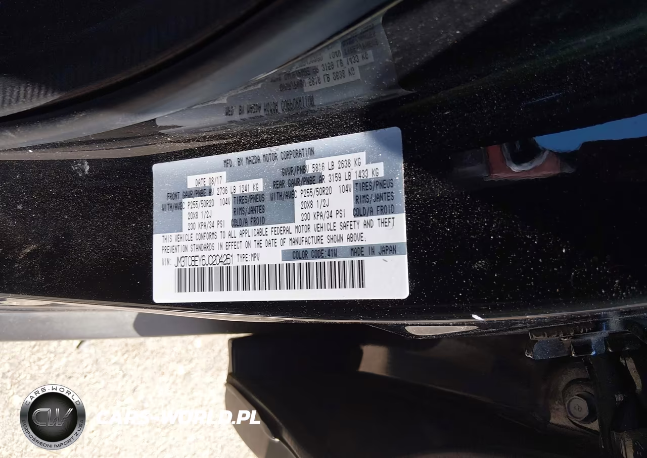 2018 Mazda Cx-9 Signature VIN:JM3TCBEY6J0204261 - 9