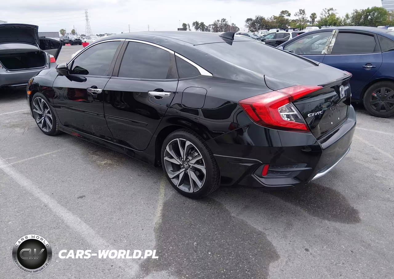 2019 Honda Civic Touring VIN:JHMFC1F91KX004533 - 3