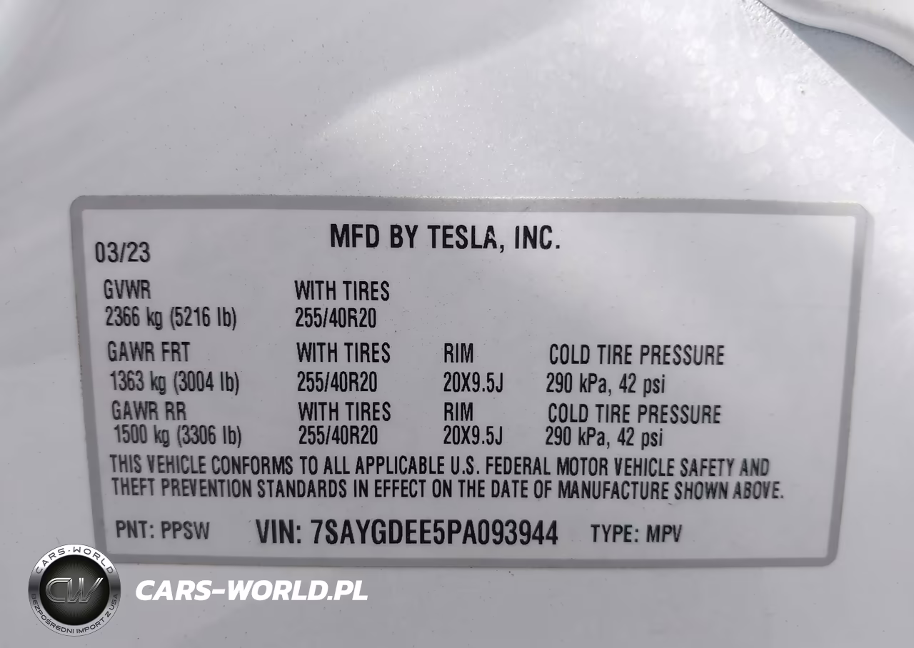 2023 Tesla Model Y Awd-Long Range Dual Motor All-Wheel Drive VIN:7SAYGDEE5PA093944 - 9
