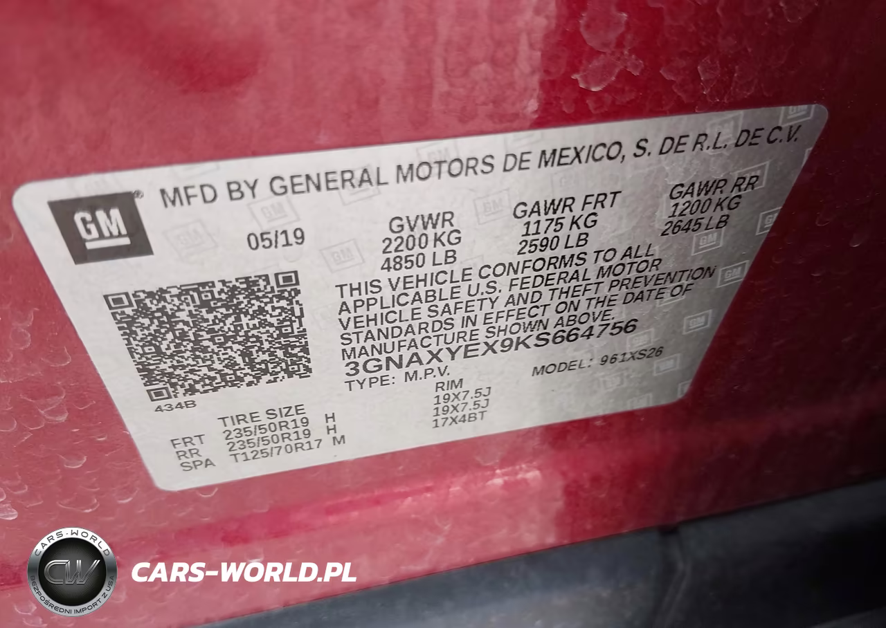 2019 Chevrolet Equinox Premier VIN:3GNAXYEX9KS664756 - 9