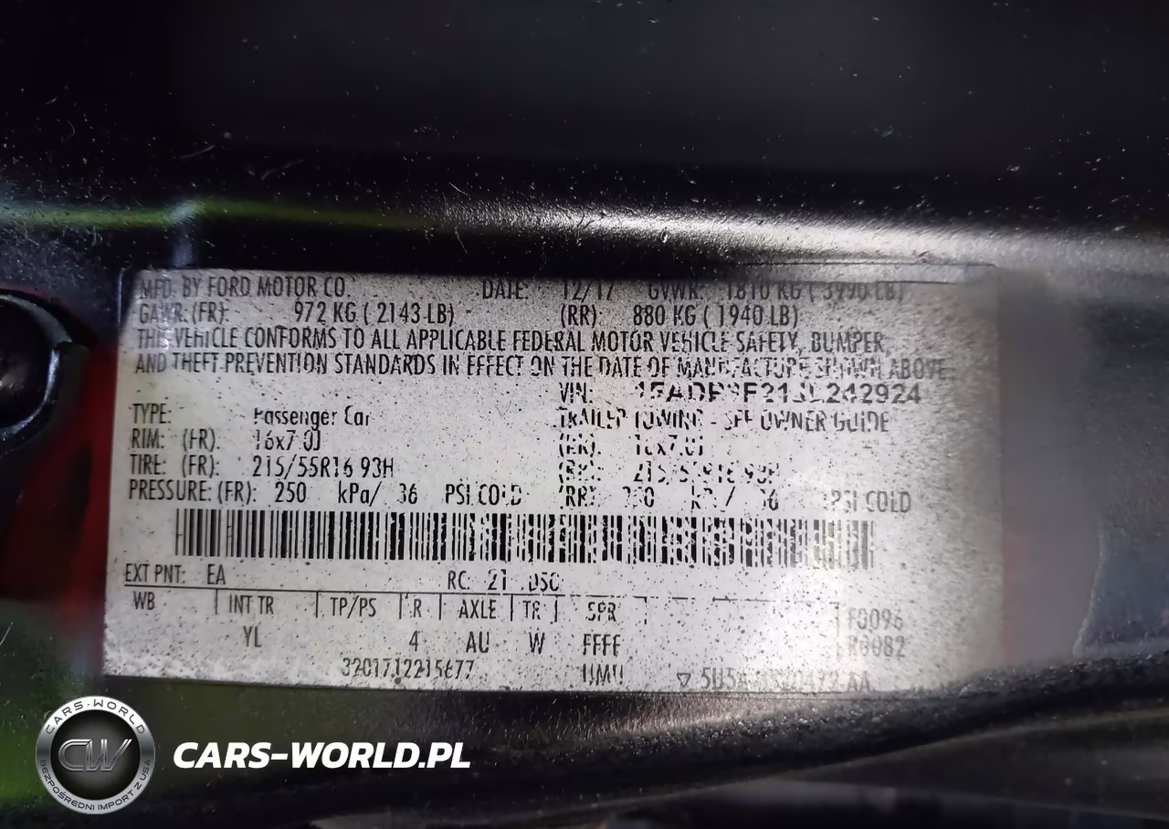 2018 Ford Focus Se VIN:1FADP3F21JL242924 - 9