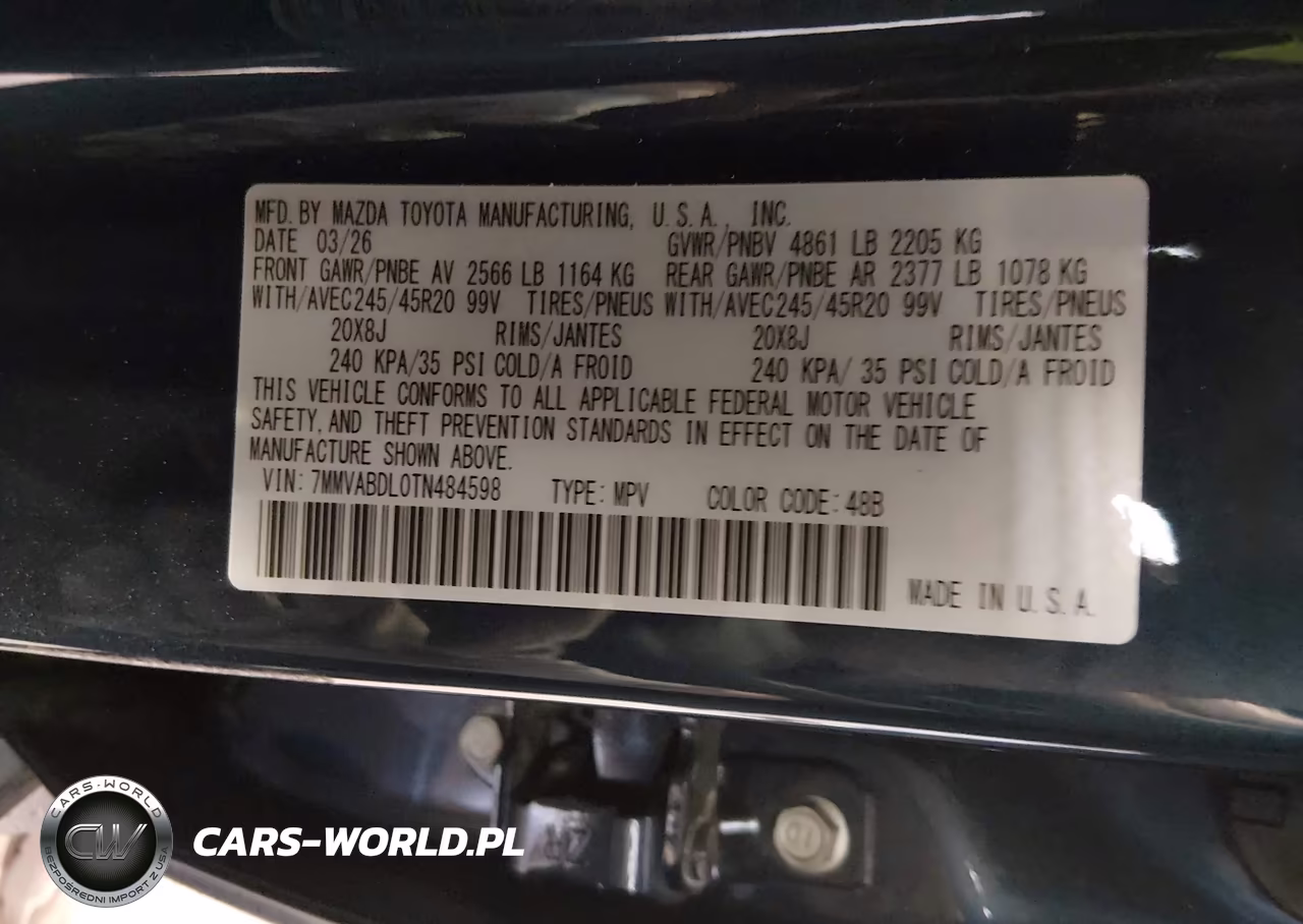 2026 Mazda Cx-50 2.5 S Premium VIN:7MMVABDL0TN484598 - 9