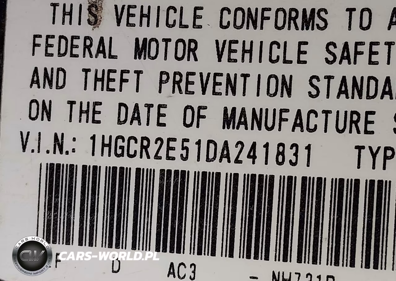 2013 Honda Accord Sport VIN:1HGCR2E51DA241831 - 9