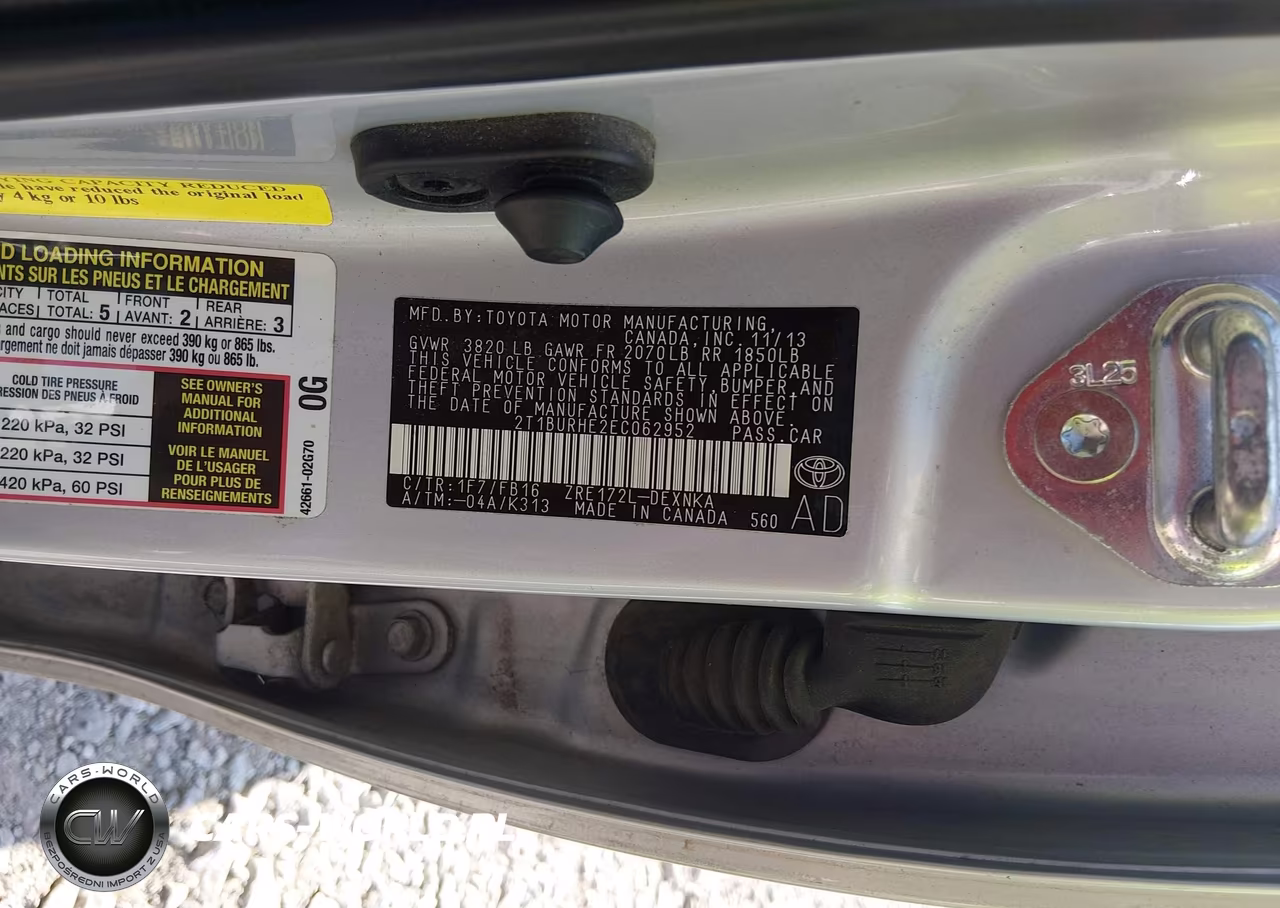 2014 Toyota Corolla Le VIN:2T1BURHE2EC062952 - 9