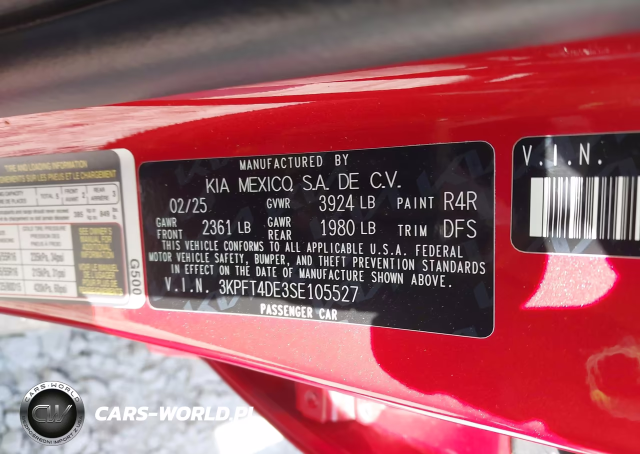 2025 Kia K4 Lxs VIN:3KPFT4DE3SE105527 - 9