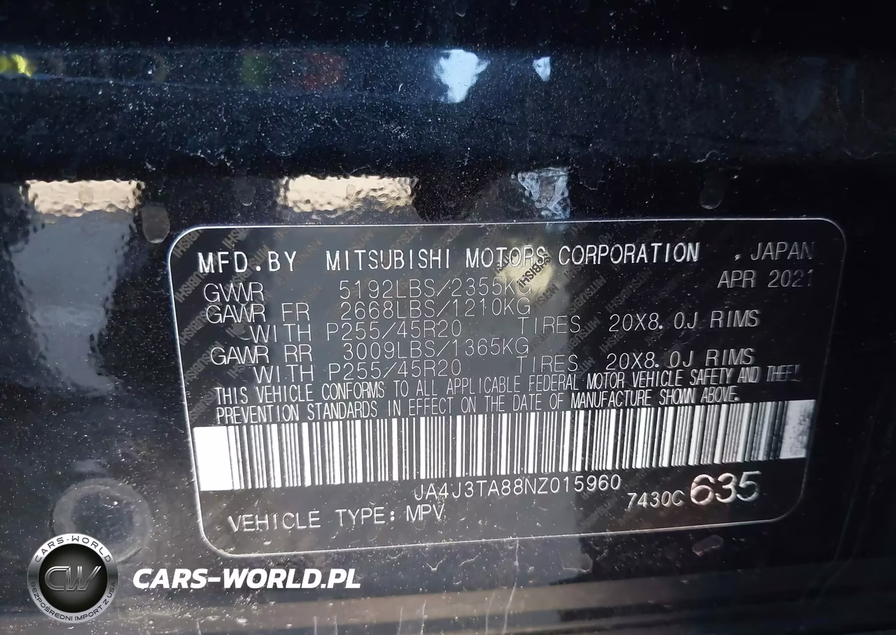 2022 Mitsubishi Outlander Es 2.5 2Wd VIN:JA4J3TA88NZ015960 - 9