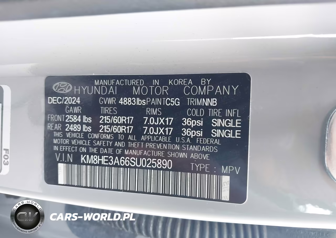 2025 Hyundai Kona Electric Limited VIN:KM8HE3A66SU025890 - 9