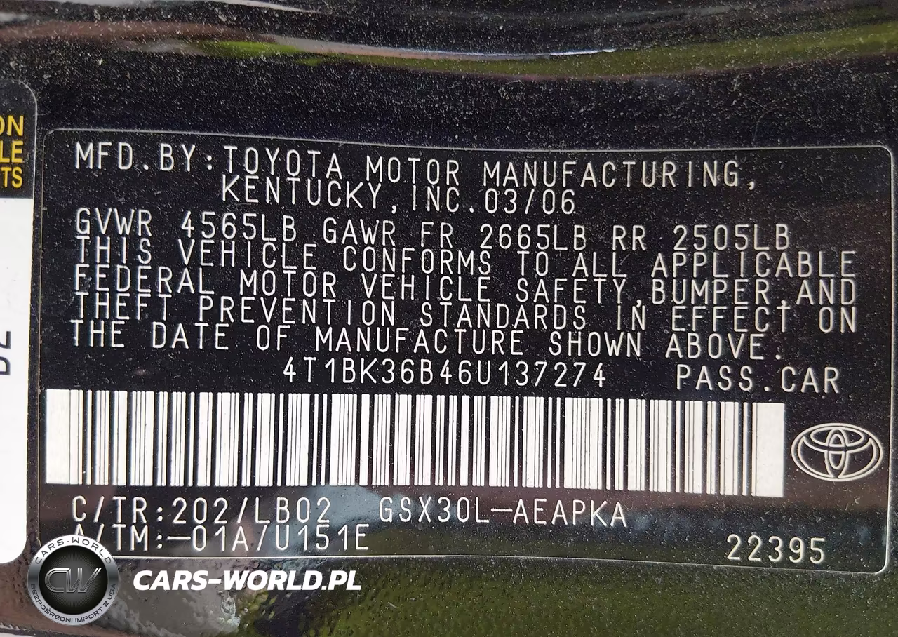 2006 Toyota Avalon Limited VIN:4T1BK36B46U137274 - 9