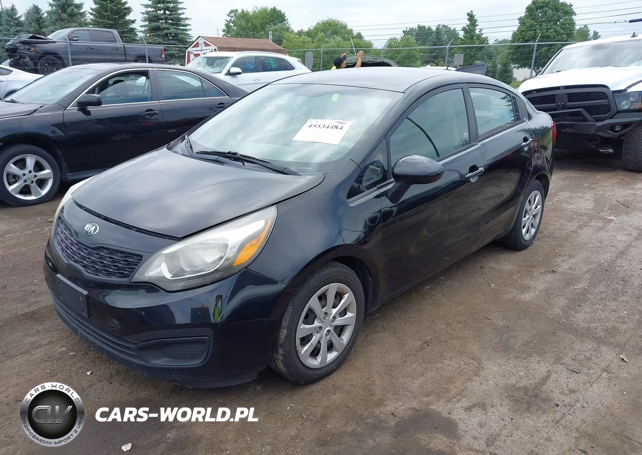 2014 Kia Rio Lx VIN:KNADM4A37E6368165 - 2