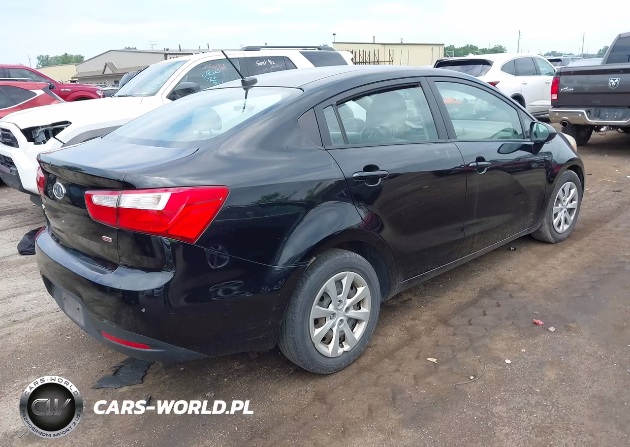 2014 Kia Rio Lx VIN:KNADM4A37E6368165 - 4