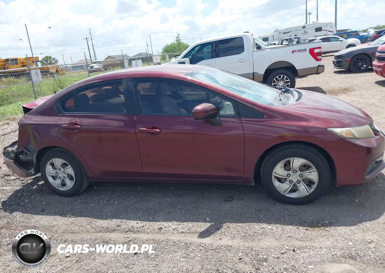2014 Honda Civic Lx VIN:2HGFB2F51EH503107 - 13