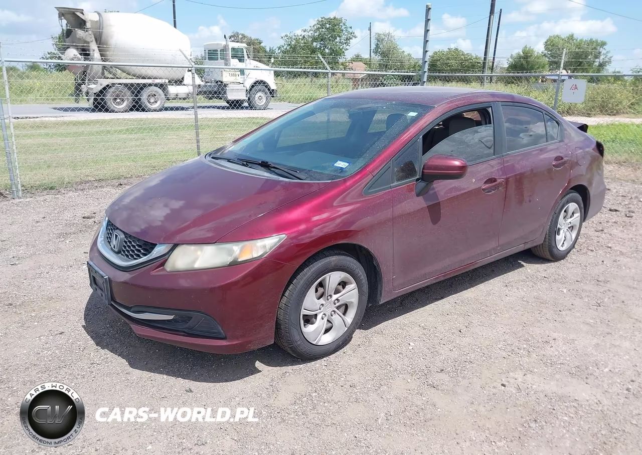 2014 Honda Civic Lx VIN:2HGFB2F51EH503107 - 2