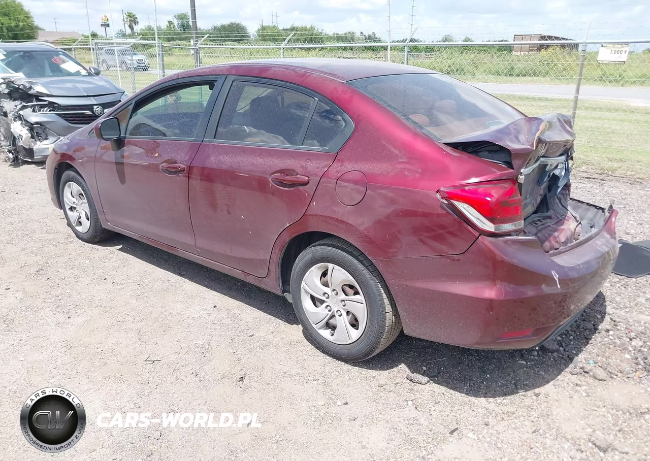 2014 Honda Civic Lx VIN:2HGFB2F51EH503107 - 3