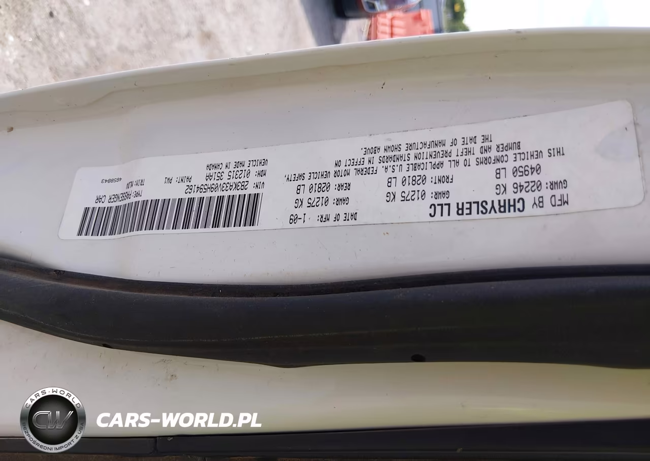 2009 Dodge Charger Sxt VIN:2B3KA33V09H594162 - 9