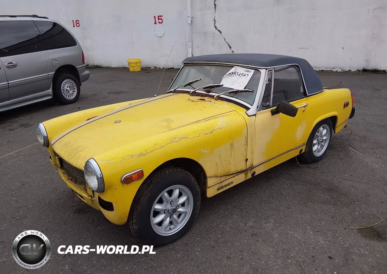 1975 Mg Midget VIN:GAN6UG0168072G - 2