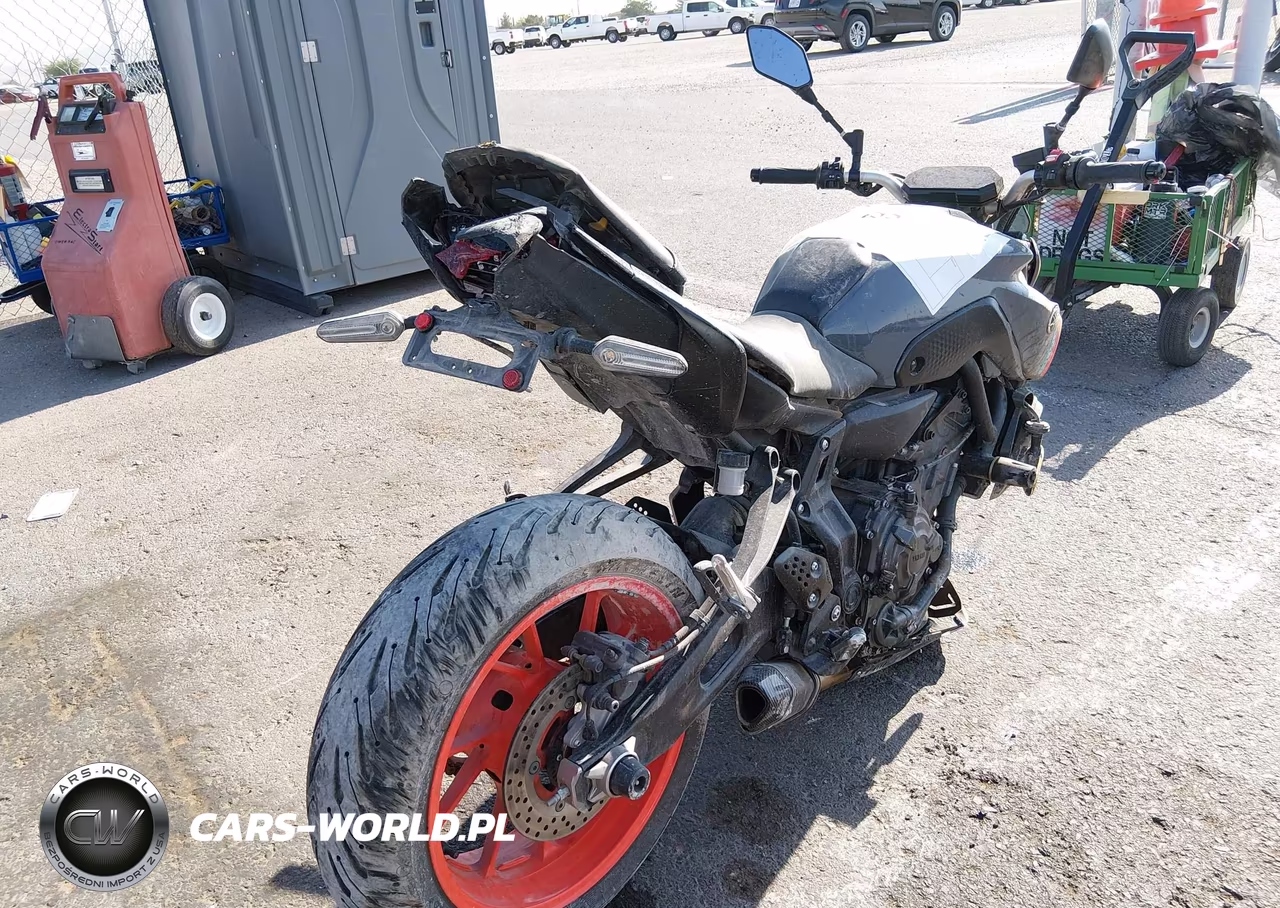 2021 Yamaha Mt07 VIN:JYARM32E3MA001080 - 4