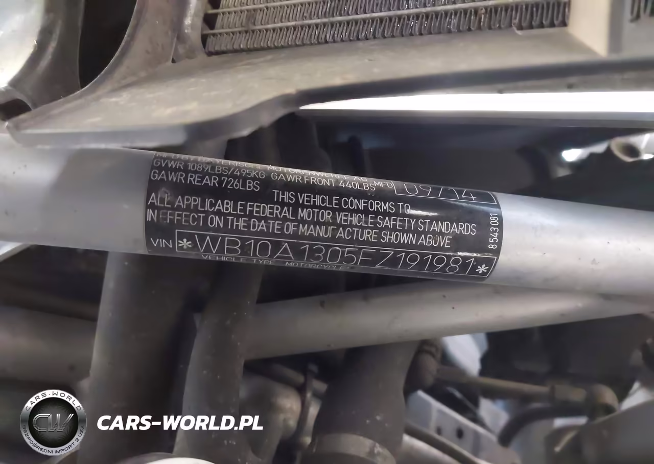 2015 BMW R1200 Rt VIN:WB10A1305FZ191981 - 10