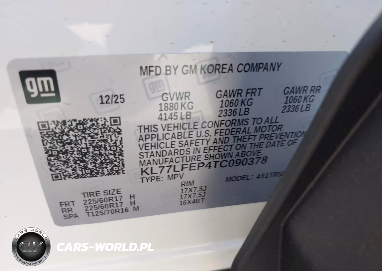 2026 Chevrolet Trax Fwd Ls VIN:KL77LFEP4TC090378 - 9