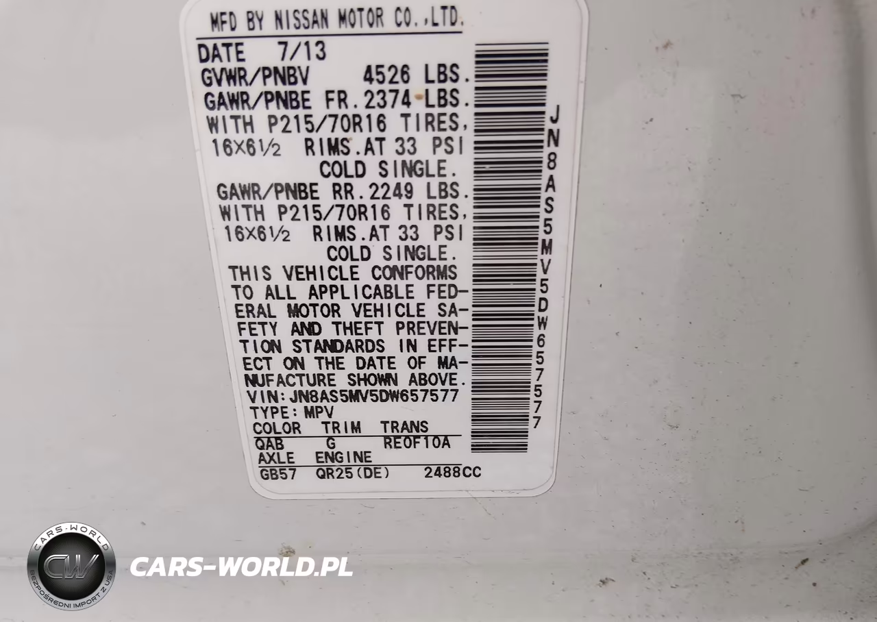 2013 Nissan Rogue S VIN:JN8AS5MV5DW657577 - 9