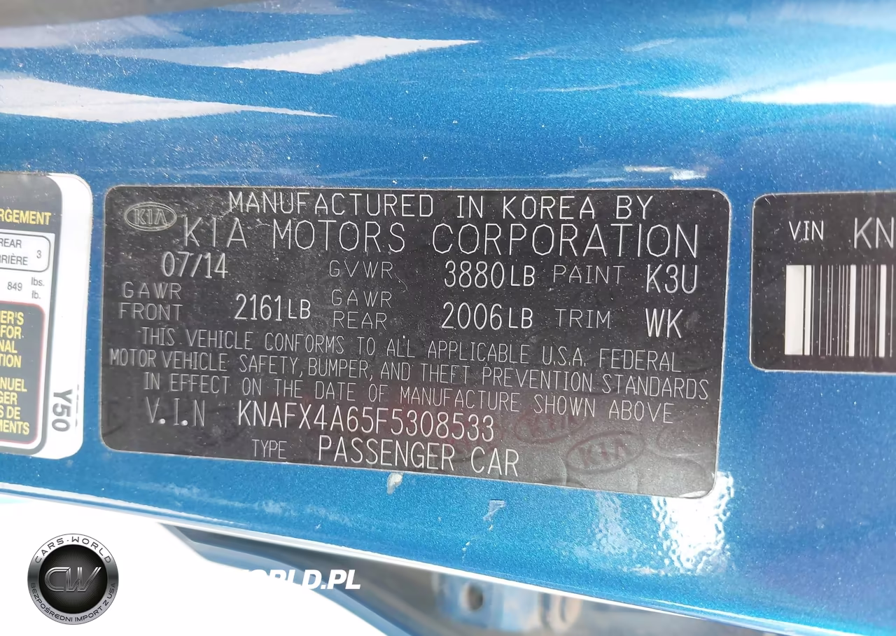 2015 Kia Forte Lx VIN:KNAFX4A65F5308533 - 9