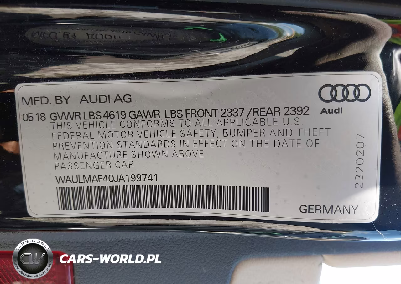 2018 Audi A4 2.0T Tech Ultra Premium-2.0T Ultra Premium VIN:WAULMAF40JA199741 - 9