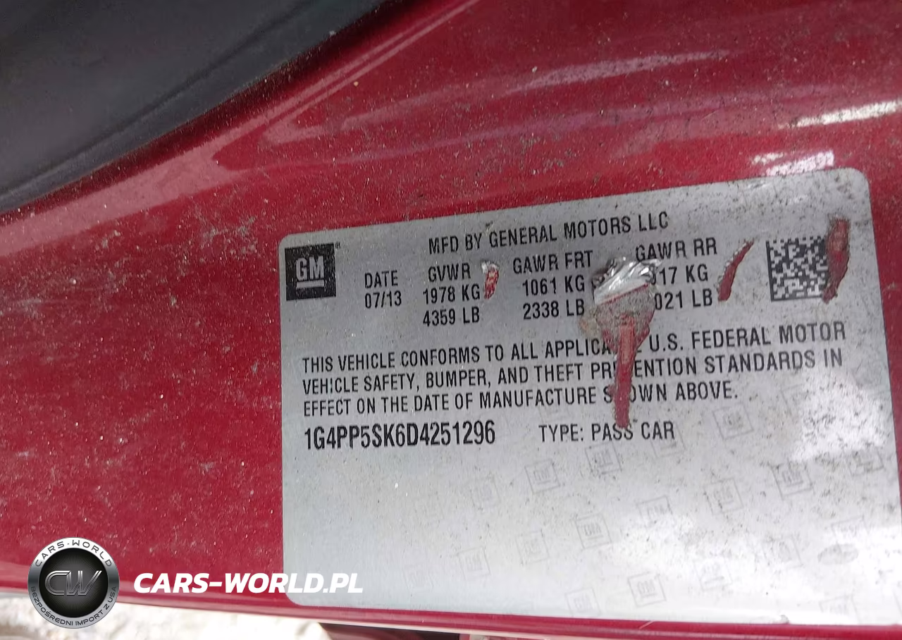 2013 Buick Verano VIN:1G4PP5SK6D4251296 - 9