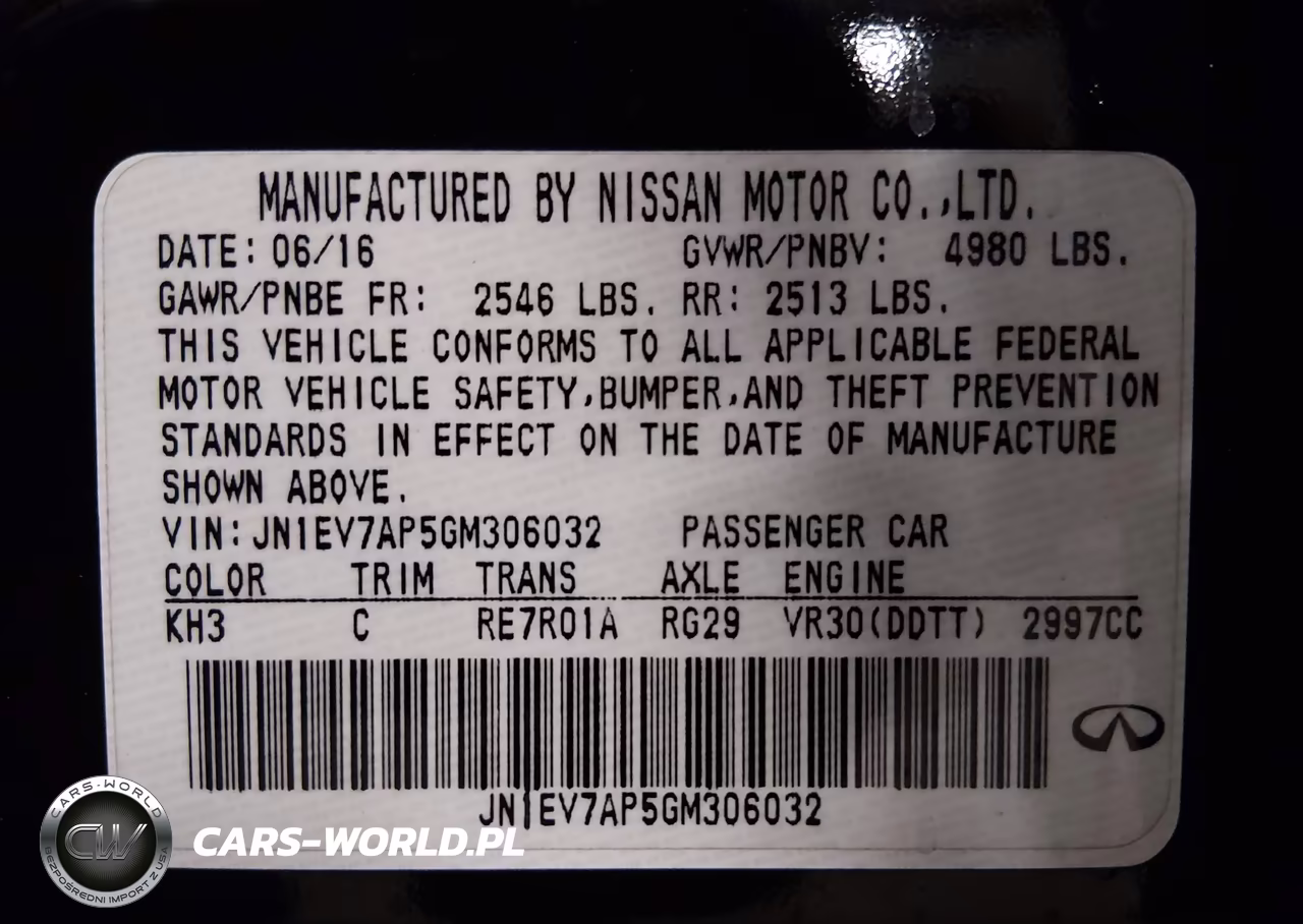 2016 Infiniti Q50 3.0T Premium VIN:JN1EV7AP5GM306032 - 9