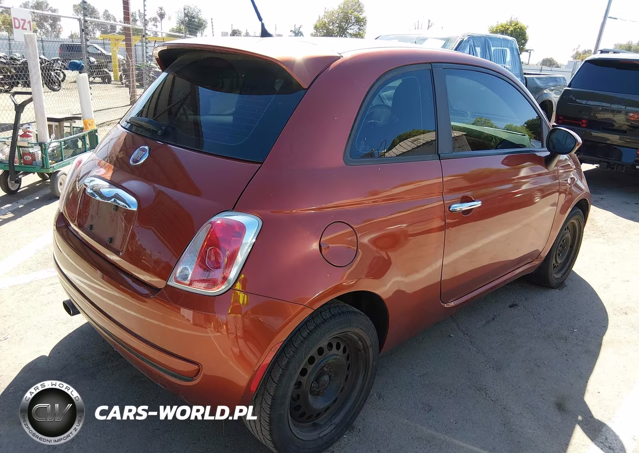 2013 Fiat 500 Pop VIN:3C3CFFAR7DT628808 - 4