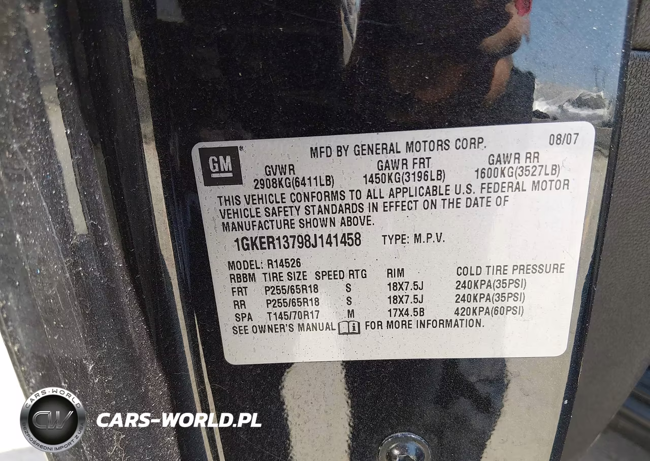 2008 GMC Acadia Sle-1 VIN:1GKER13798J141458 - 9