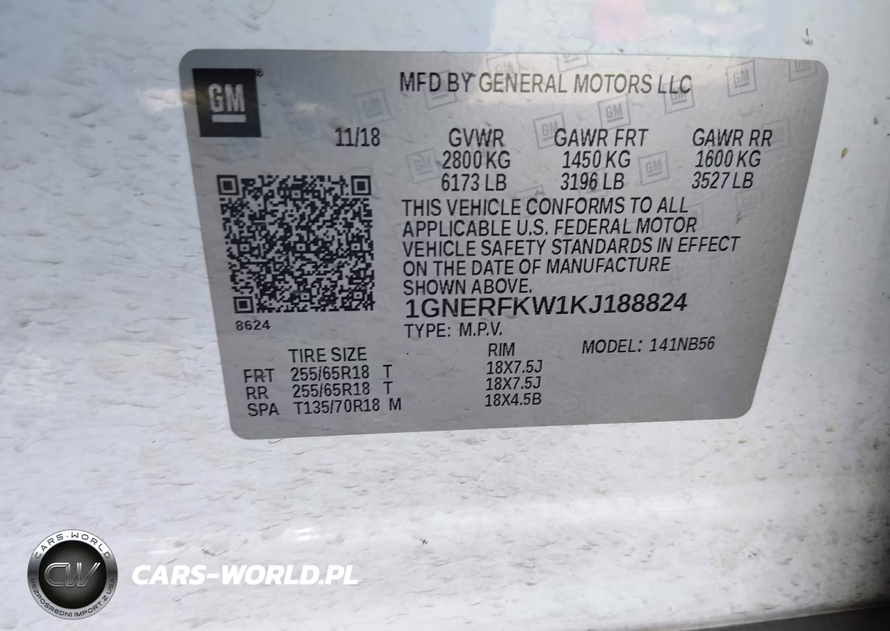 2019 Chevrolet Traverse Ls VIN:1GNERFKW1KJ188824 - 9