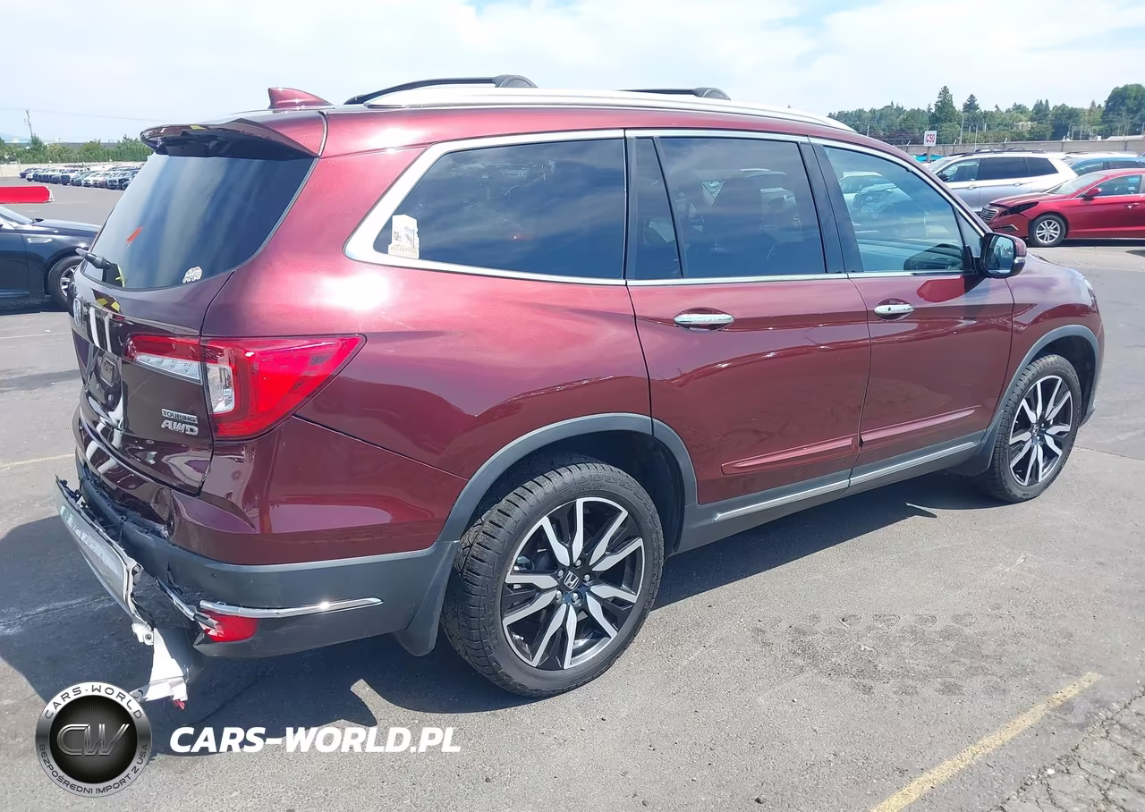 2021 Honda Pilot Awd Touring 7 Passenger VIN:5FNYF6H63MB043509 - 4