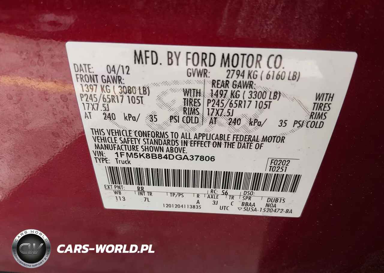 2013 Ford Explorer VIN:1FM5K8B84DGA37806 - 9