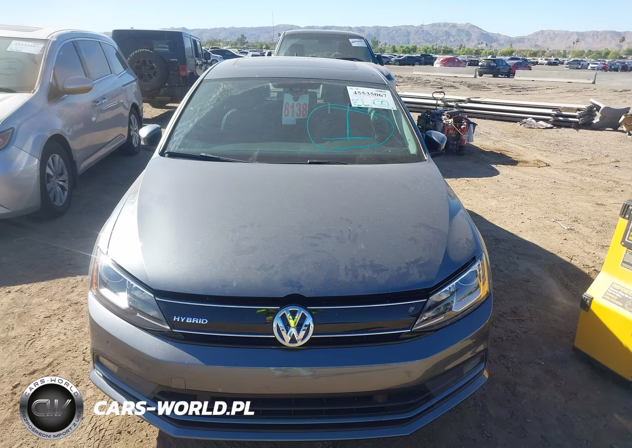 2016 Volkswagen Jetta Hybrid Sel Premium VIN:3VW637AJ0GM419570 - 6
