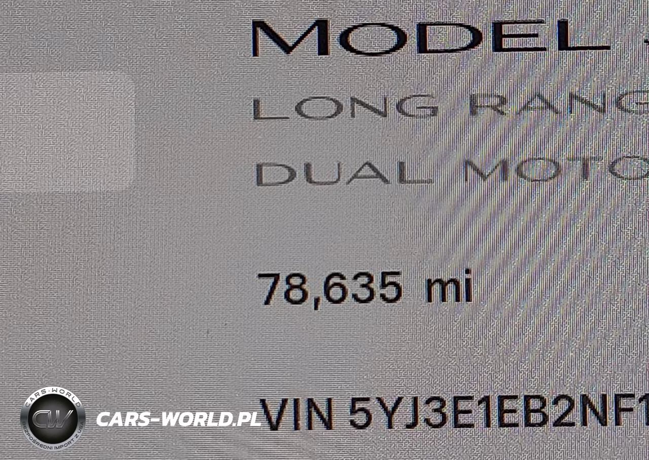 2022 Tesla Model 3 Long Range Dual Motor All-Wheel Drive VIN:5YJ3E1EB2NF174420 - 15